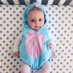 3-6 Month baby peacock costume